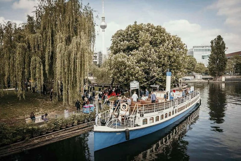1h Berlin-Cruise with 140 year old electrified steamship - Museum Island and Nikolai Quarter: Seeing Culture Without the Crowd