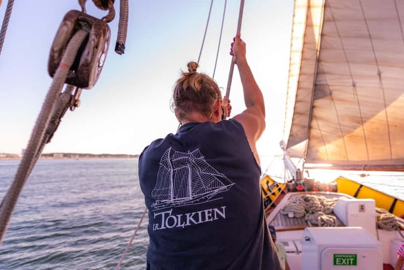 2h Sailing Trip on a Historic Tall Ship from the Pier - Setting sails and taking the helm: the main event