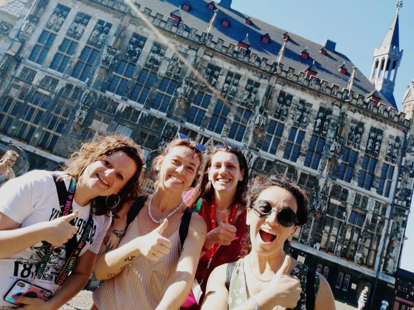 Aachen classic walking tour - Coin and Puppet Fountains, plus the little stops that add flavor