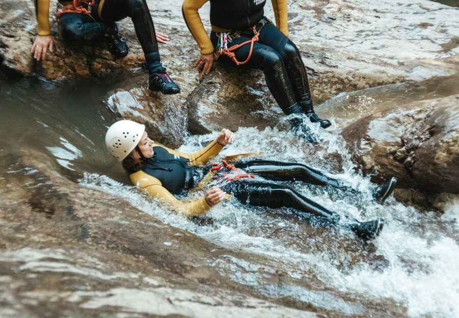 Allgäu: Starzlachklamm Canyoneering Adventure - The Climb In and the 30-Minute Safety Briefing