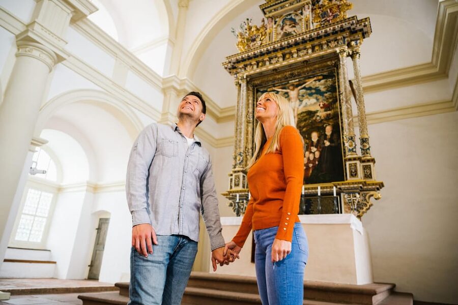 Augustusburg Castle: Guided tour - Getting Your Bearings: Augustusburg Castle Above the Zschopau Valley