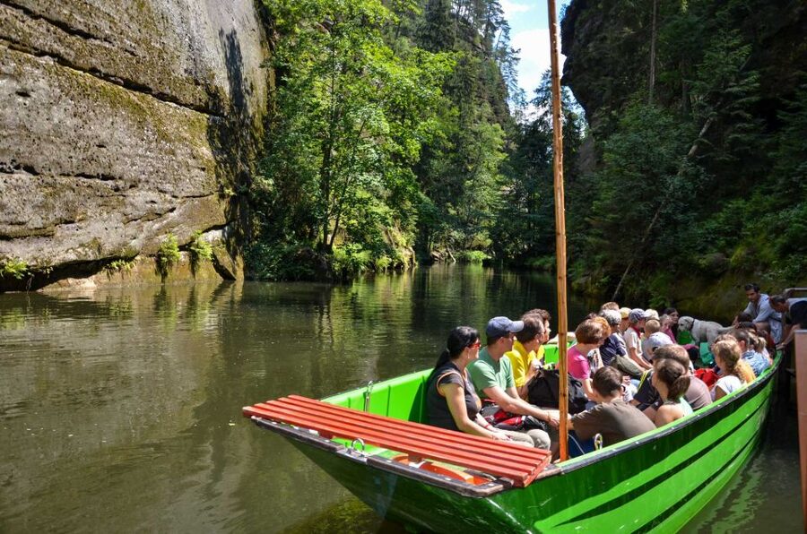 Bastei Bridge & Gorge Boat Ride - Day Trip from Dresden - Hřensko Lunch Break: Czech Food in a Village Setting (Not a Pit Stop)