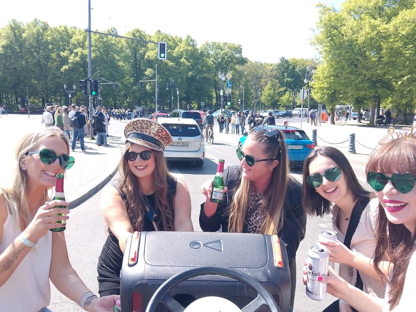 Beer Bike & Party Bike: Unforgettable Berlin City Tour incl. pickup - Getting picked up in Mitte, then rolling with Wi-Fi, blankets, and music