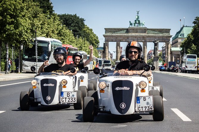 Berlin City Tour in a Mini Hotrod - Day vs Night, and Weather That Can Cancel the Fun