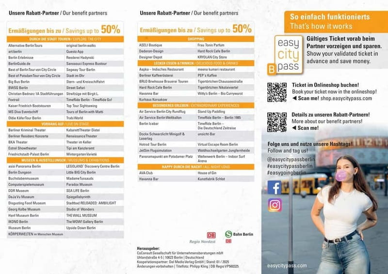 Berlin: EasyCityPass Zone ABC Transportation and Discounts - Ticket delivery is simple: email it, use it, go