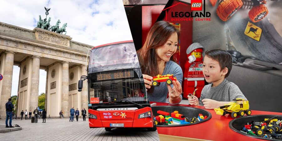 Berlin: Hop-On Hop-Off Bus & LEGOLAND Discovery Centre - Entering LEGOLAND Discovery Centre at Potsdamer Str. 3, with a time-slot plan