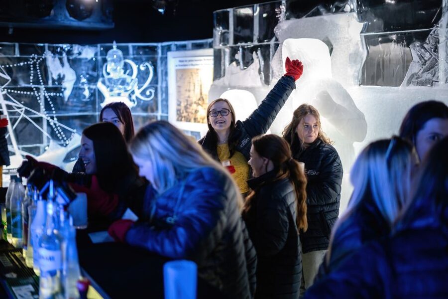 Berlin: Icebar Entrance with Complimentary Drinks - Ice Sculptures and Photos: How to Get Great Pictures Without Breaking Anything