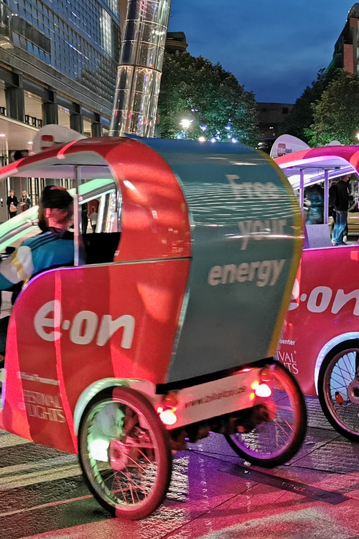 Berlin: Illuminated Berlin by Bike Taxi - Price and ride value for a group up to 2
