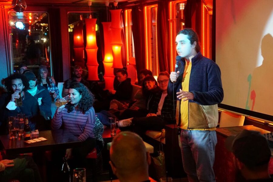 Berlin: Laughing Spree Comedy Show on a Boat - Fridays are dark comedy open mic nights, so know what you want