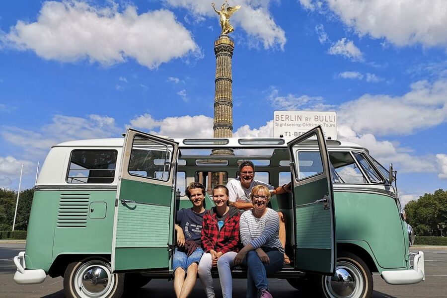 Berlin: Private Sightseeing Tour in Iconic Oldtimer VW Bus - The photo booklet: why it turns good stops into real understanding