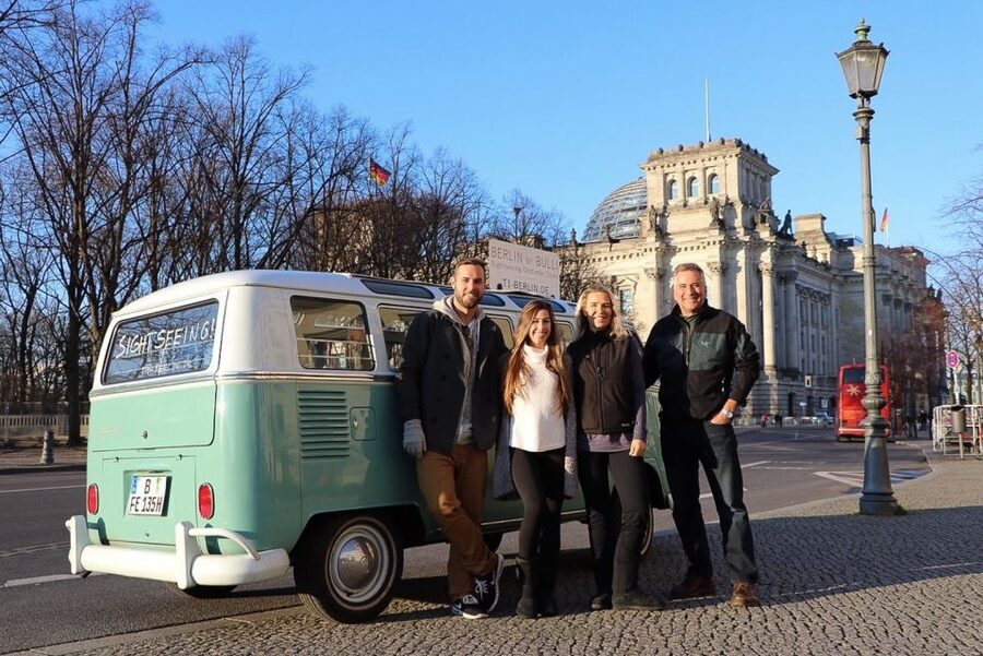 Berlin: Private Sightseeing Tour in Iconic Oldtimer VW Bus - St. Mary’s Church: a familiar landmark with a story you can carry