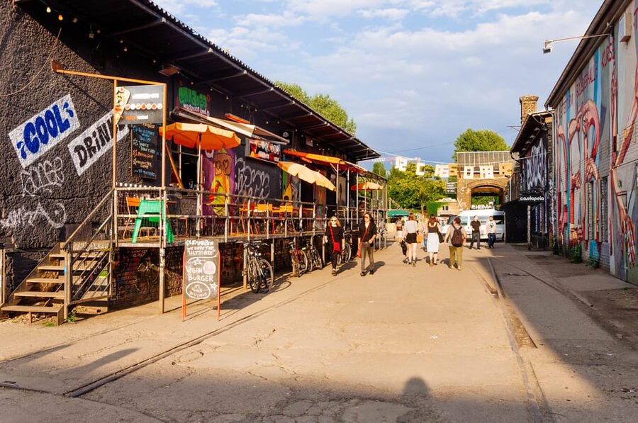 Berlin's Alternative Side: The Urban Jungle Tour - Hackescher Markt start, then into a contemporary artist courtyard