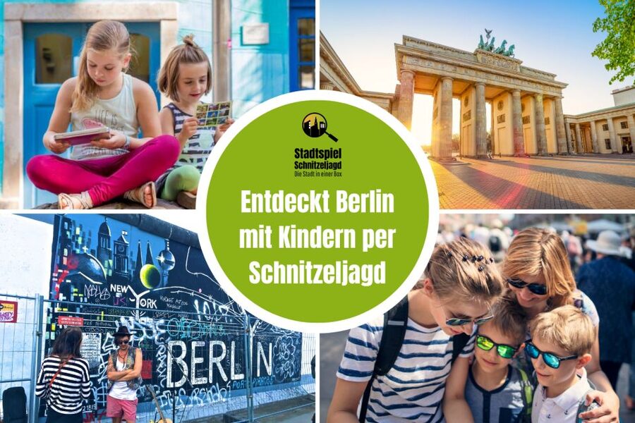 Berlin: Self-Guided Family and School Class Scavenger Hunt - Pariser Platz and Brandenburg Gate: where the symbol fits the clue