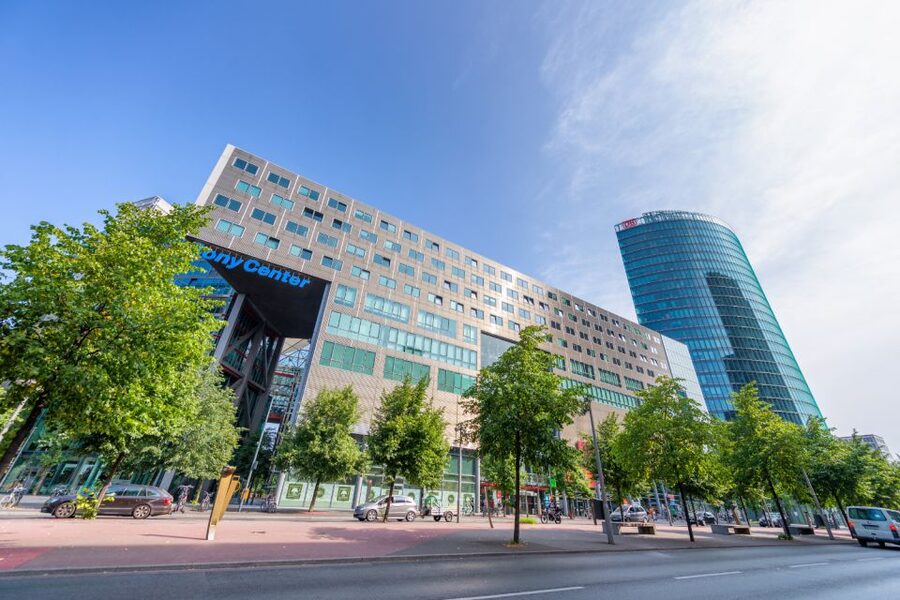 Berlin: Self-Guided Family and School Class Scavenger Hunt - Potsdamer Platz and the Sony Center: a clean finish