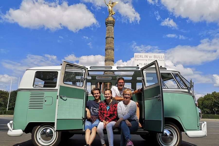 Berlin: Sightseeing Tour in Classic Volkswagen T1 Samba Bus - Brandenburg Gate to the Reichstag, you see the political heart without the crowds