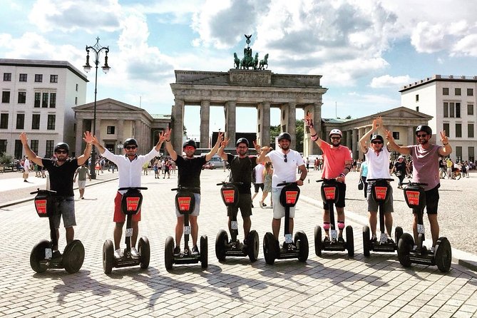 Berlin Small Group Segway Adventure: Explore in 2 Hours! - Stop 3: Brandenburg Gate, unity imagery, and what changed around it