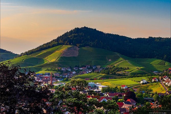Black Forest. From Baden-Baden to Strasbourg. Two countries in one day - Lichtentaler Allee and the view game toward Ebersteinburg and Hoh