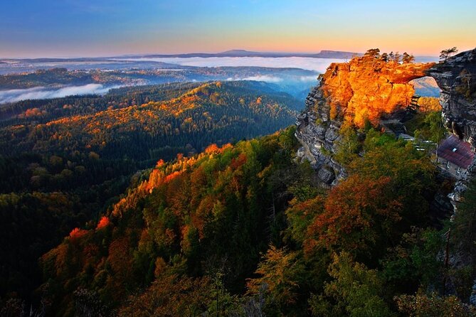 Bohemian and Saxon Switzerland All inclusive trip - Hiking Tour - Mezná lunch where Czech beer is part of the plan