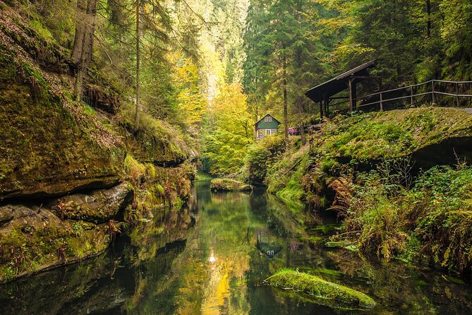 Bohemian and Saxon Switzerland All inclusive trip - Hiking Tour - Pravčická Gate hike and Falcons Nest beer break
