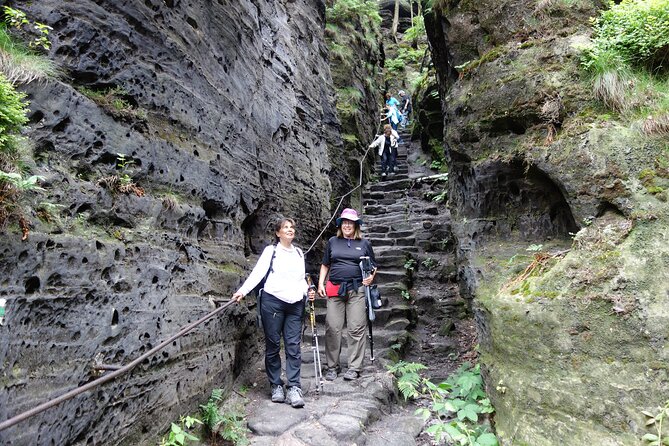 Bohemian & Saxon Switzerland Nature Escape from Dresden - Bastei Bridge: the Elbe Canyon drop and the 1851 walkway story