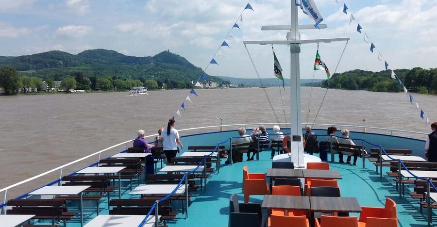 Bonn: 1.5-Hour River Cruise on the Rhine - The Bonn section: Hammerschmidt Villa and the former German Government District from the water