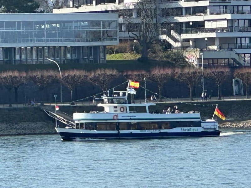 Bonn: Winter tour by boat with mulled wine - Mulled wine and music: the mood is the whole point