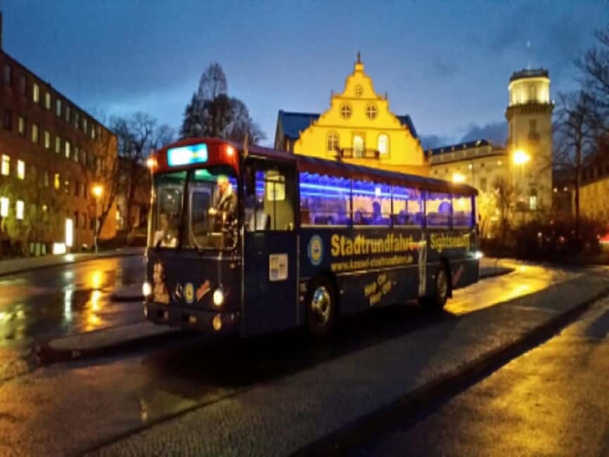 City tour / Sightseeing Kassel bus tour - Wilhelmshöhe Palace from the route