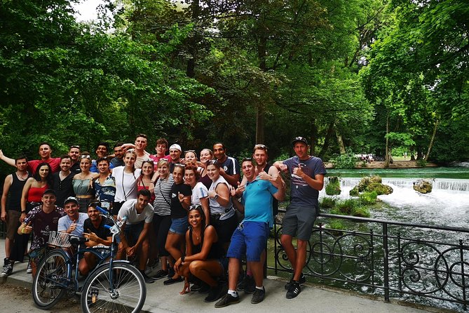 Classic Mike's Bike Tour daily @ 11.30 incl Beer Garden & Surfers - Riding the Isar, plus photo stops near Friedensengel and Isartor