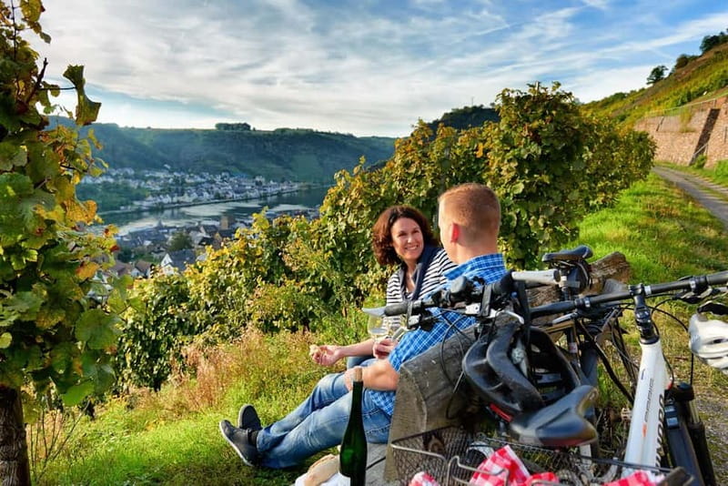 Cochem: Bike and Boat Tour with Picnic and Wine Tasting - Wine tasting with a winemaker: 3 samples and a bottle to take home