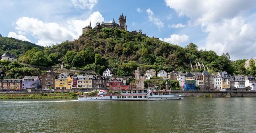 Cochem: KD Panoramic Evening Cruise on the Moselle River - What You See from the Water: Castles, Vineyards, and River Promenade Views