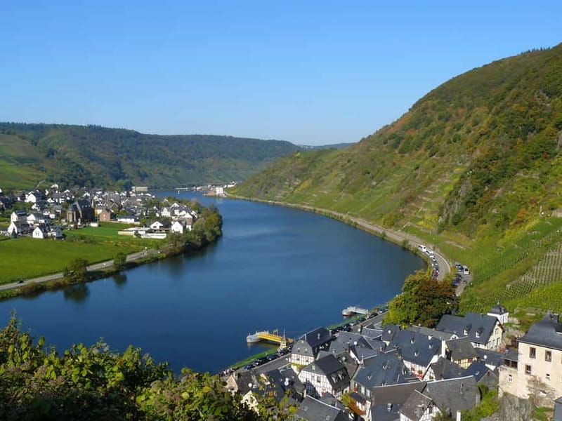 Cochem, Moselle: Boat - Beilstein, meal, wine and liqueur tasting - Beilstein back to Cochem: using the return boat ride to digest