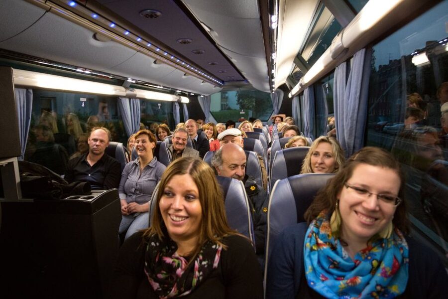 Cologne: 1.5-Hour Comedy Bus Tour - The Comedy Lineup: Rotating Acts and On-Route Humor