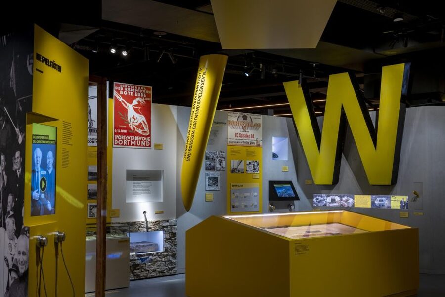 Dortmund: Borusseum Borussia Dortmund Museum Entry Ticket - Join the fun: small south stand replica and BVB songs