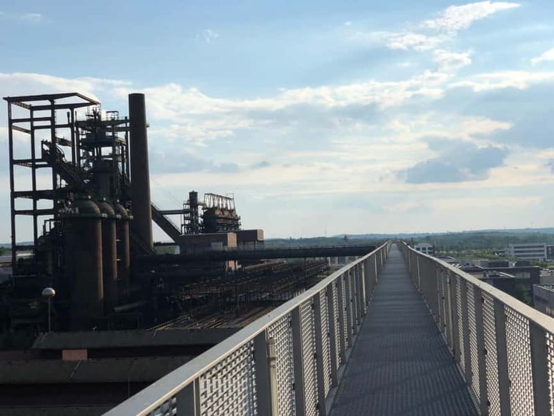 Dortmund: Skywalk - The walkway: 100 meters over a blast furnace gas pipeline