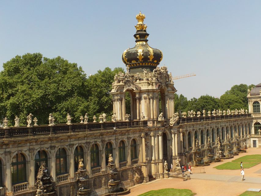 Dresden: Complete Walking Tour with Frauenkirche Visit - Zwinger District and the sandstone sculpture stories of Saxon Baroque