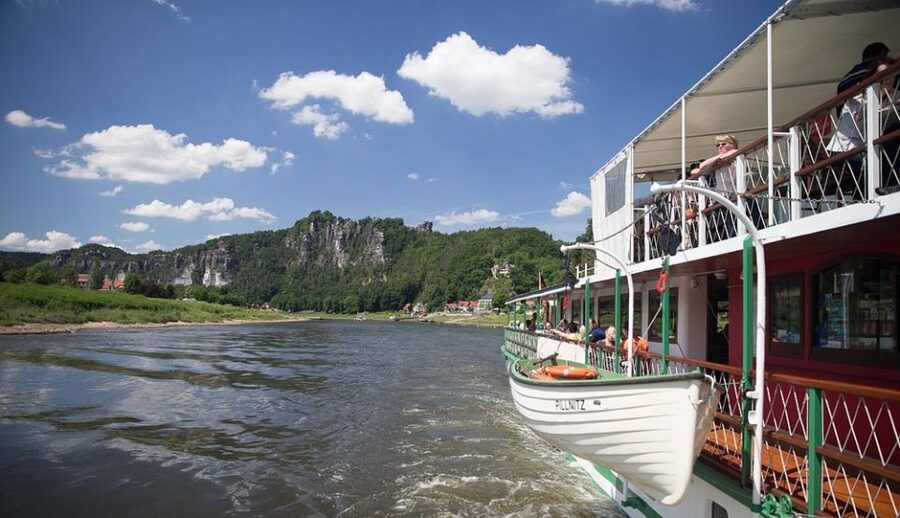 Dresden: Königstein Fortress Paddle Steamer Cruise - Passing baroque palaces and wine districts: seeing culture without the time cost