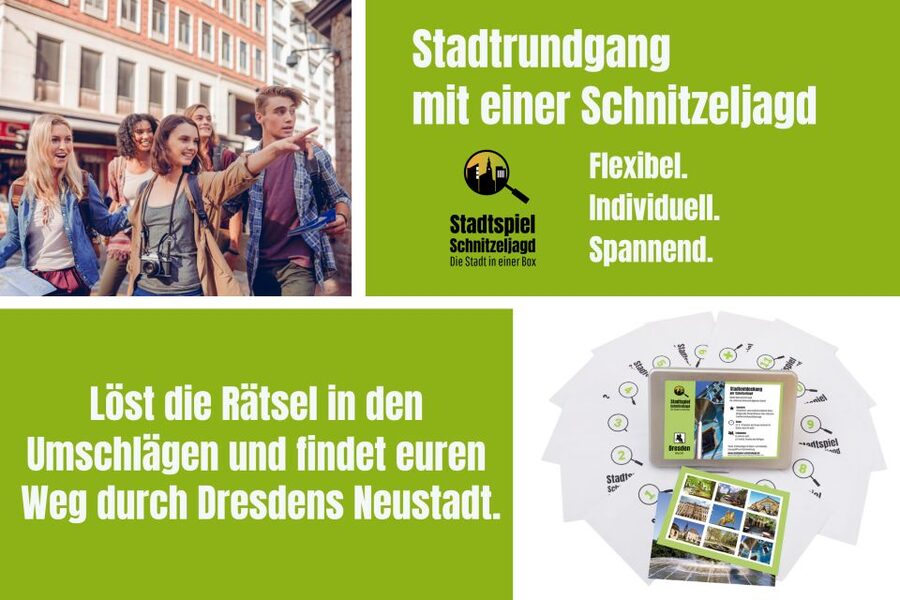 Dresden Neustadt: Scavenger Hunt Self Guided Tour - Albertsplatz start and end, and why it makes planning easier