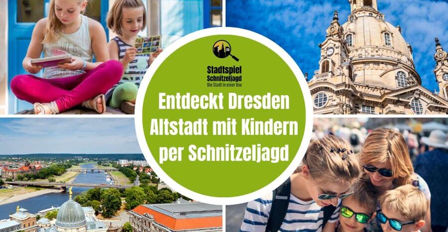 Dresden: Old Town Scavenger Hunt for Children - The College of Fine Arts dome and the New Jewish Synagogue