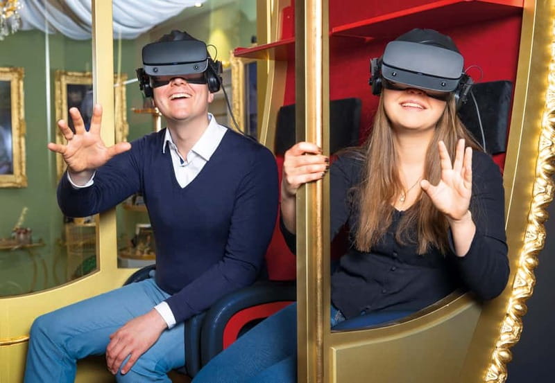 Dresden: Virtual Reality Time Travel Experience Ticket - Where the show begins, behind Dresden’s cholera fountain