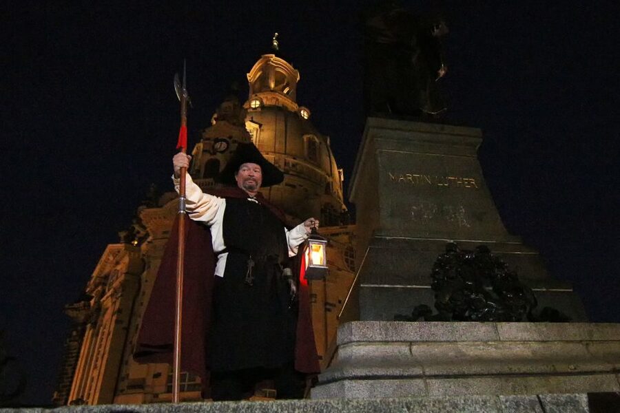 Dresden: Walking Tour with a Night Watchman and Meal - The Night Watchman Walk From Theaterplatz: How the Stories Shape the Streets