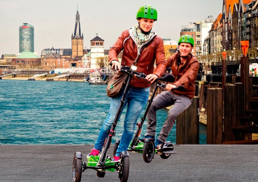 Düsseldorf: E-Scooter City Tour - Key highlights at a glance