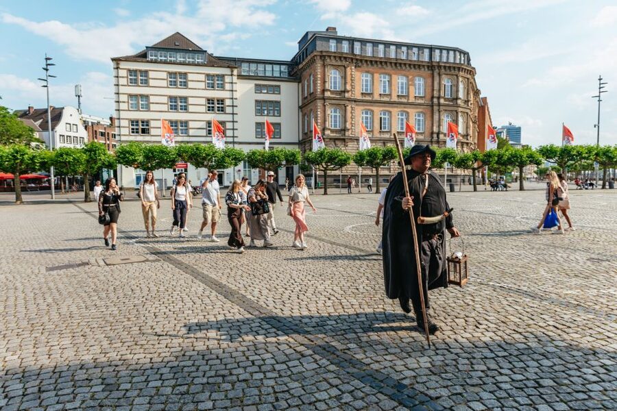 Düsseldorf: Guided Tour with a Night Watchman - How the night watchman tour makes Düsseldorf feel cinematic after dark