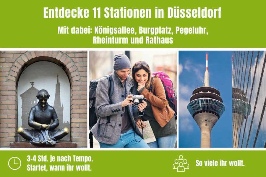 Düsseldorf: Scavenger Hunt Self-Guided Tour - Pegeluhr: the most memorable clue destination on the route