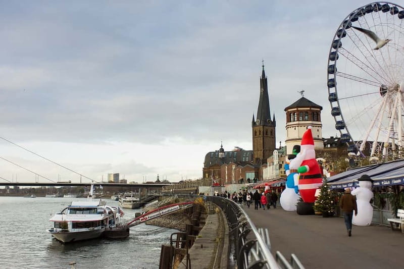 Düsseldorf: Winter Afternoon Boat Cruise on the Rhine - Finding the KD Boat on the Rheinuferpromenade (Rheinwerft)