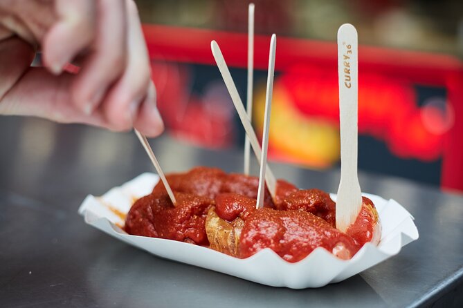 East Berlin Food & History Tour with Eating Europe - Currywurst at a Train Station, the Berlin Classic Done Properly
