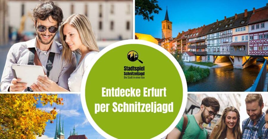 Erfurt: Schnitzeljagd, selbstgeführte Highlights-Tour - What’s inside the Schnitzeljagd box, and how the puzzles lead the way