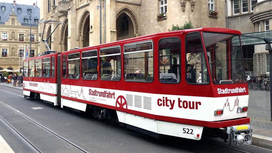 Erfurt Tour - City tour with the historic tram - A historic tram tour in Erfurt, and why it actually works