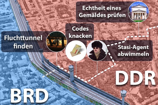 Escaping and spying on the Berlin Wall Scavenger hunt - Key things I’d bet you’ll like