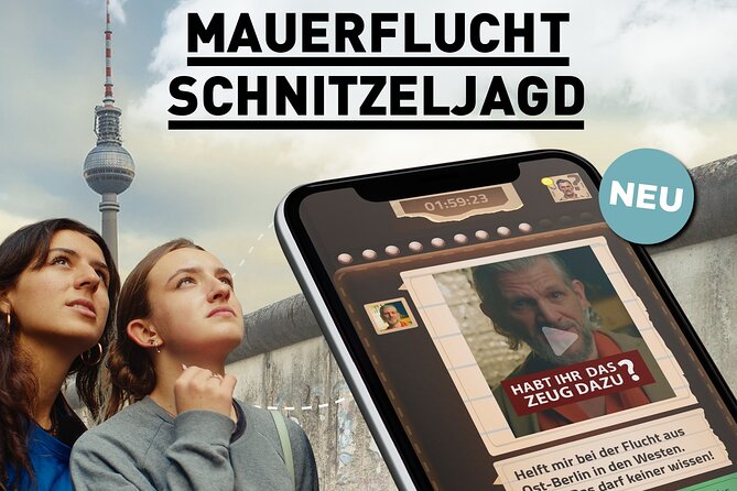 Escaping and spying on the Berlin Wall Scavenger hunt - Your 90 minutes of encrypted clues and photo stops