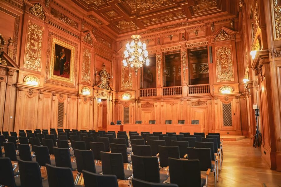 Federal Administrative Court Leipzig: A journey into the heart of German justice - Entering the Imperial-era building: built in 1879, still commanding